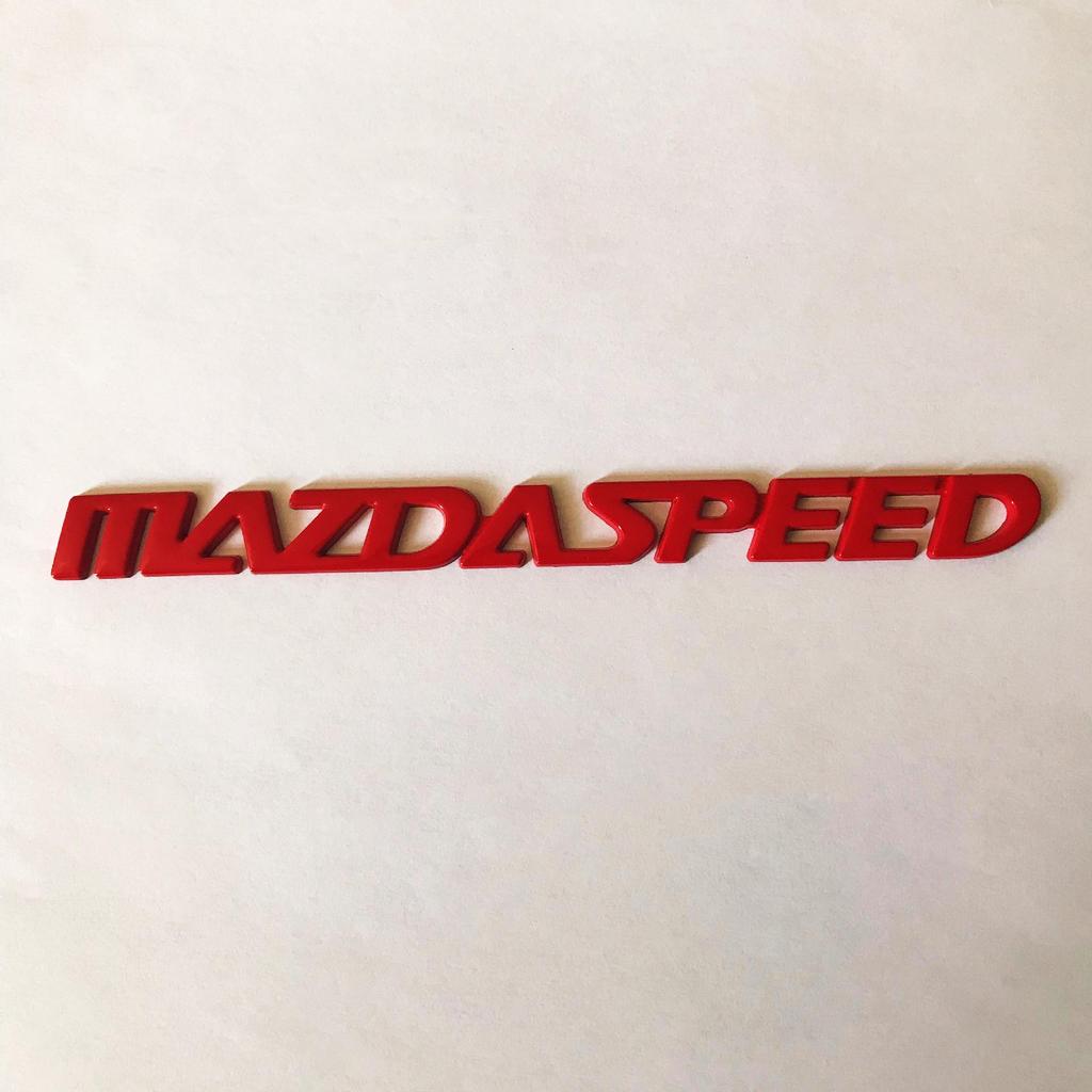 Металлическая наклейка на автомобиль Mazda Speed: Эмблема боковая и задняя Atenza Angkesaila.