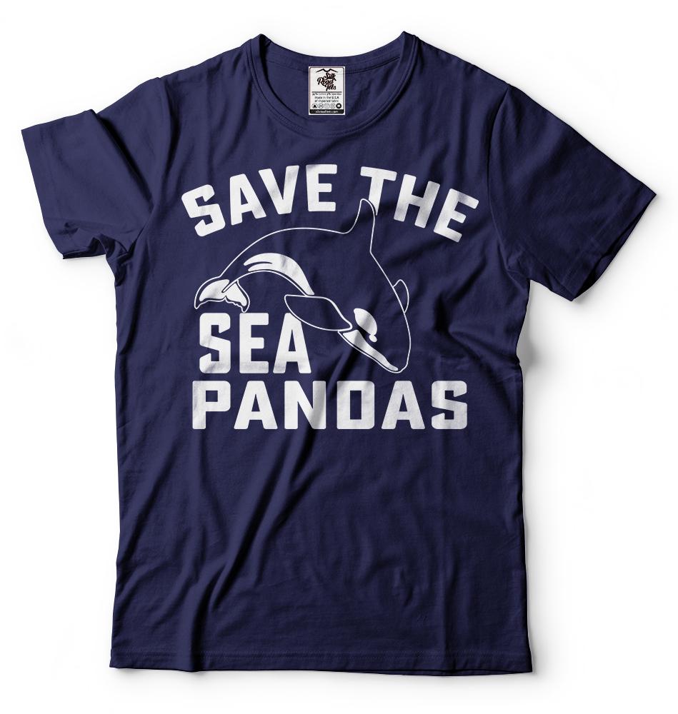 Orca Whale T-shirt Save Seas Pandas Tilikum Tilly Orca Tee Shirt Shirt