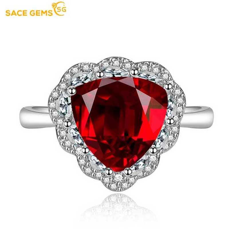 Sace Gems Классическое кольцо из медного сплава с цирконом, женские ювелирные изделия, свадебный подарок для вечеринки