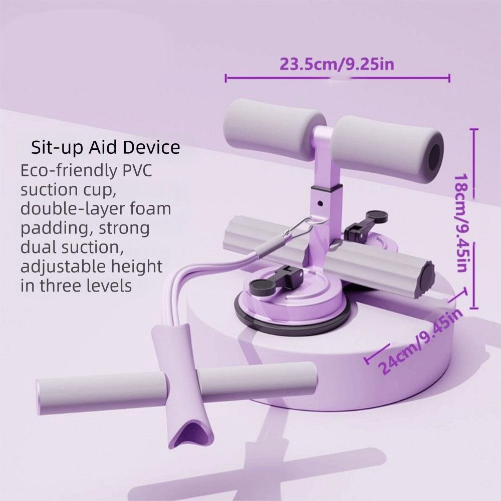 Dual Suction Cups Fitness Situp Equipment Adjustable Height Ab Core Trainer Home Fitness