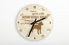 Parson Russell Terrier - clock with dog, wooden clock with engraving, personalised clock by Art-Dog