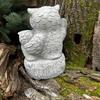 Eagle Owls - Concrete Garden Figure