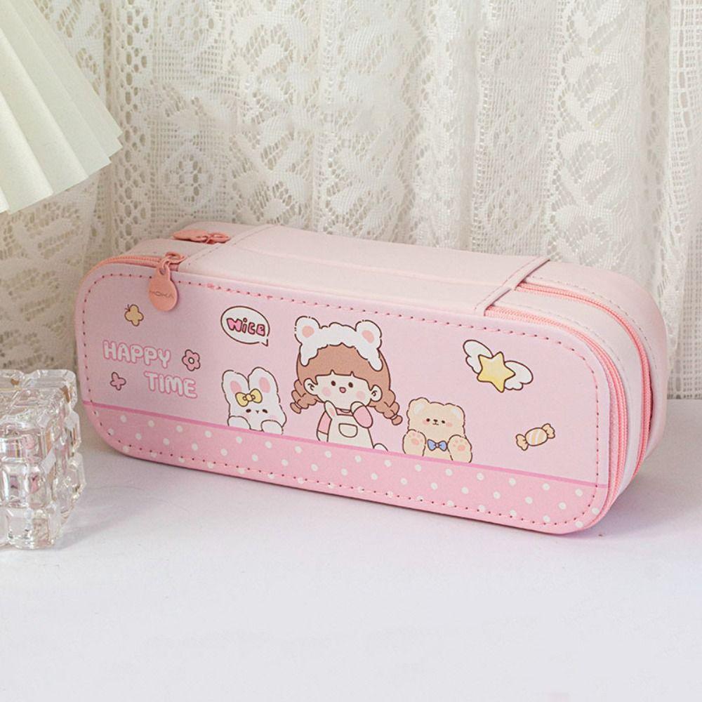 Waterproof Pencil Case Capibara Pen Holder New Pencil Bag Primary School Student