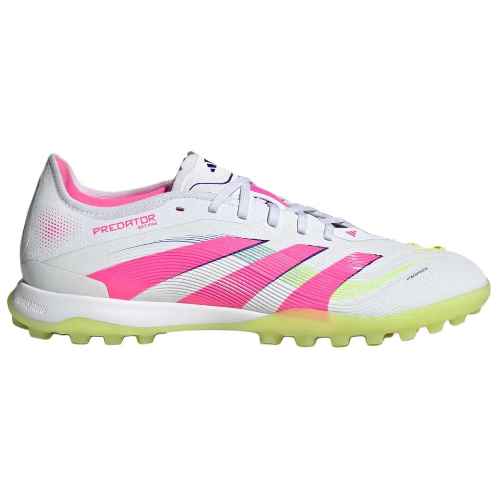 adidas Predator Pro Удобные Мягкие TF (Резиновые шипы) Искусственная трава Нескользящие Прочные Футбольные бутсы Унисекс Футбольные бутсы Розовый Белый JH6468
