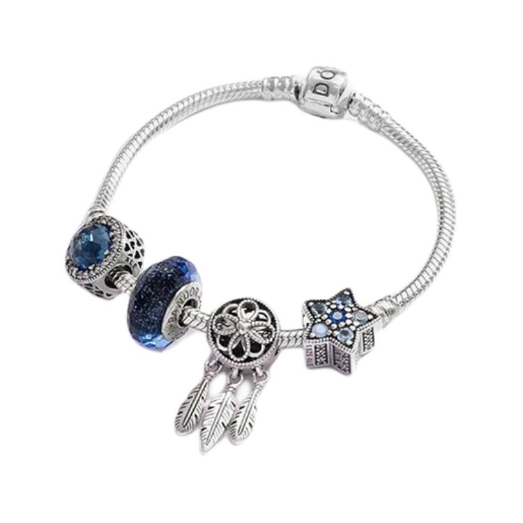 Pandora Dreamy Galaxy Set 925 Silver Bracelet Women bracelet ZT0141