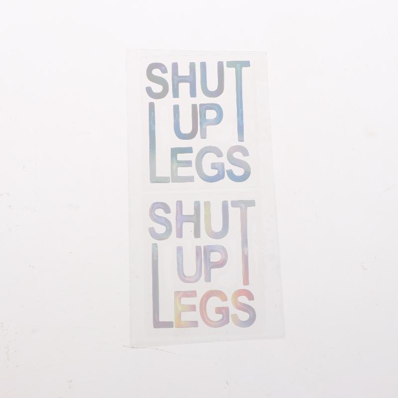 2 шт. Наклейки на верхнюю трубу рамы велосипеда Заткнитесь, ноги Велосипедная наклейка Водонепроницаемая виниловая наклейка Украшение Для аксессуаров для горного велосипеда