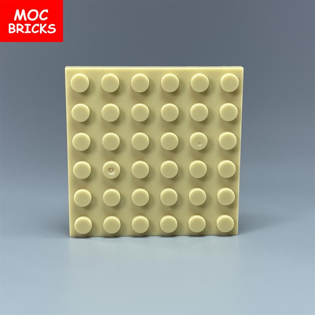 Нетоксичный 8 шт./лот Moc Многоцветная Базовая Пластина 6x6 Совместимая с 3958 Образовательные Строительные Блоки Собранные Игрушки Для Детей Рождественские Подарки