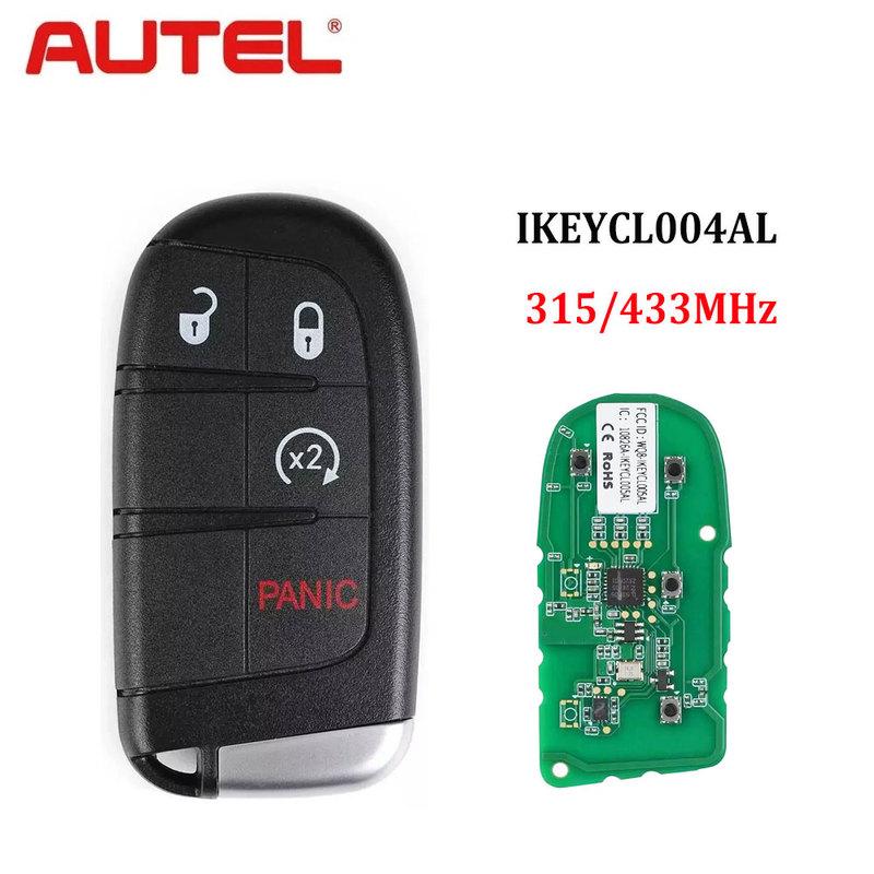 Autel CL004AL Universal Smart Key 4 Buttons IKEYCL004AL Car Remote Key for Chrysler for Autel Smart Key for KM100 IM508 IM608