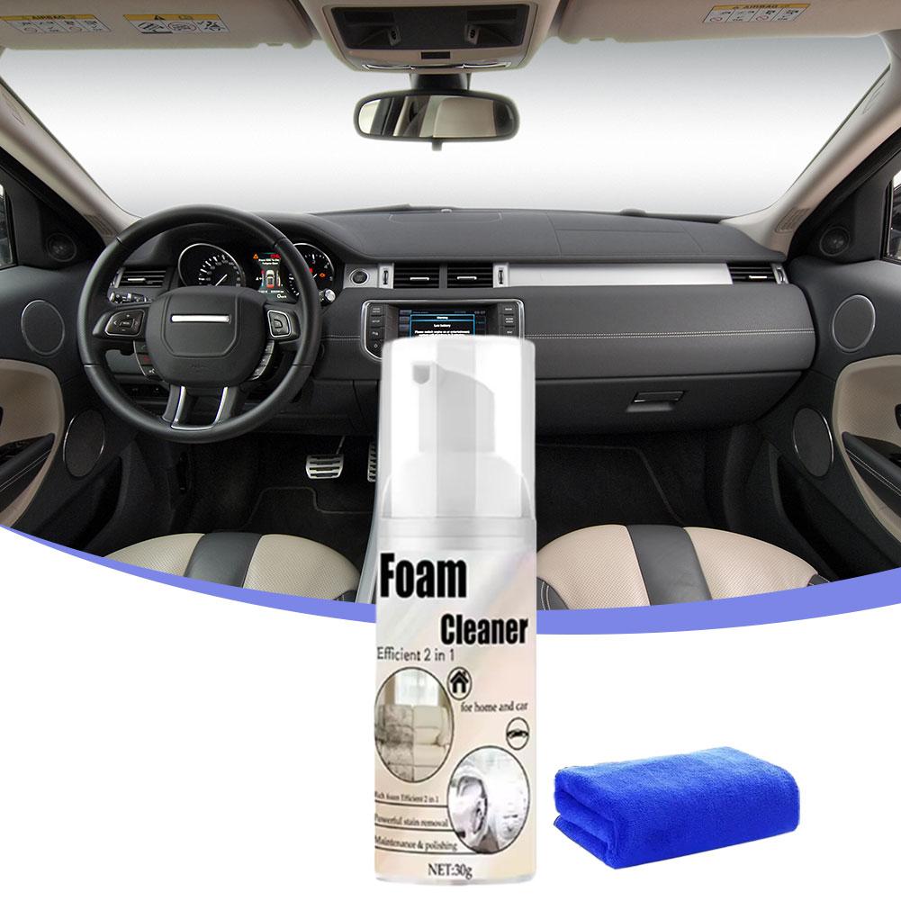 Universal No Wash Foaming Seat Cleaning Spray Efficient Stain Clean Leather Fabric Surface Anti-Aging Car Care Supplies