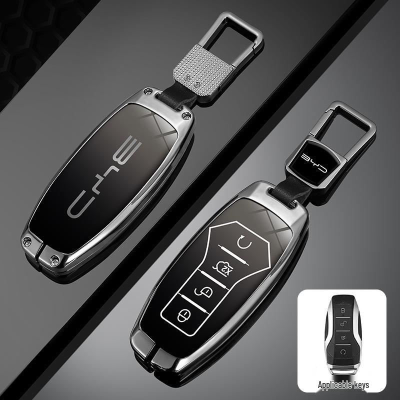 BYD Dolphin 22-24 Key Case: Compatible with Han, Song Plus, Tang DMI, Qin Pro, Yuan E2