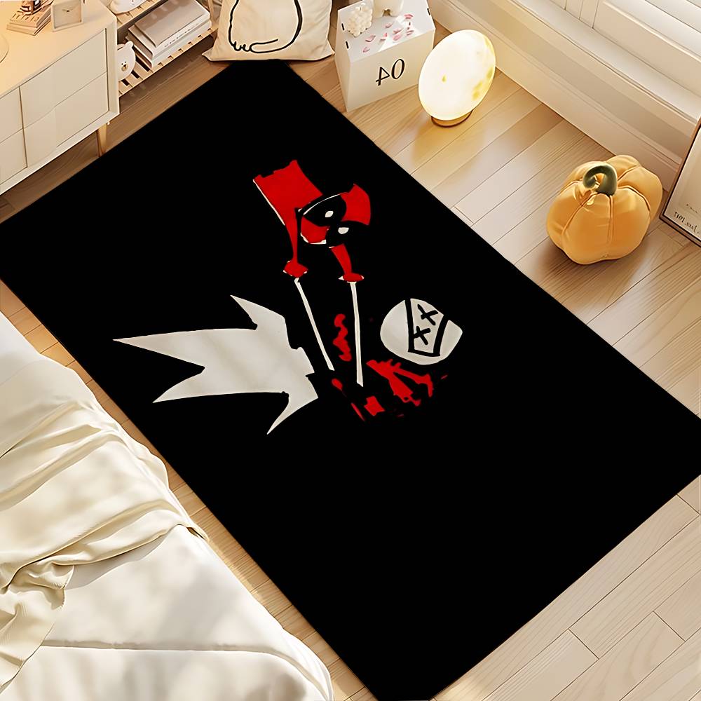 Cute-D-deadpool-S Movie Floor Mat Bathroom Absorbent Mat Simple Door Dirt-resistant Mat Home Kitchen Mat Foot Mat Entry Mat