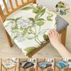 Printed Stretch Seat Cushion Cover Floral Pattern Elastic Chair Covers For Living Room Office Dining Home Decor Removable Case