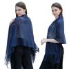 Fashion Wedding Party Shawl for Woman Lace Trim Wrap Casual Shawls with Floral Pattern Fringe Foulard Female Supplies