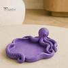 Держатель для украшений в форме осьминога, 3D-печатный поднос, Океанское животное, Серьги, Ожерелье, Кольцо, Поднос для ключей, Блюдце, Декоративный, Ключи, Мелочи, Органайзер, Мелкие предметы