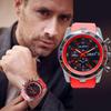 Sports Silicone Watch Luxury Analog Quartz Modern Men Fashion Wrist Watch