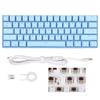 READSON Mechanical Keyboard 61 Keys RGB 3 Modes Support Wireless Compact Ergonomic Wide