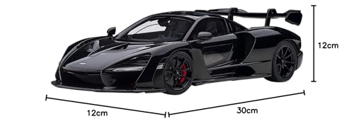 AUTOart 1/18 McLaren Senna Черная отделка Модель 76076