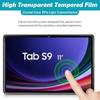 Защитная пленка для экрана Samsung Galaxy Tab S9 11 дюймов, защитная пленка для планшета 2023 SM-X710, прозрачная пленка из закаленного стекла 9H, против отпечатков пальцев
