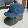 Японская однотонная быстросохнущая кепка с коротким козырьком, стираная, мужская, женская, новая, дышащая, уличная, с мягким верхом, короткокозырная бейсболка