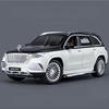 Масштаб 1/24 Maybach GLS-Class GLS600, литая под давлением модель автомобиля, игрушечный автомобиль с откатным механизмом, звуком и светом для детей, коллекция подарков для мальчиков и девочек