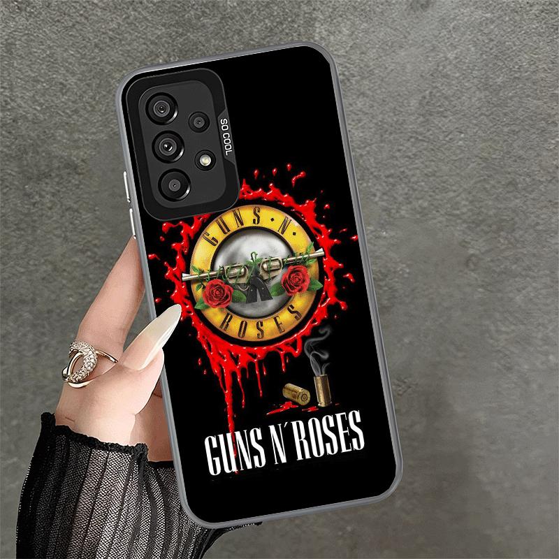 Band G-Guns N R-Roses Soft Phone Case for Samsung A17 A16 A15 A14 A13 A57 A56 A55 A54 A53 A37 A36 A35 A34 A33 A26 A25 A24 A23 A5