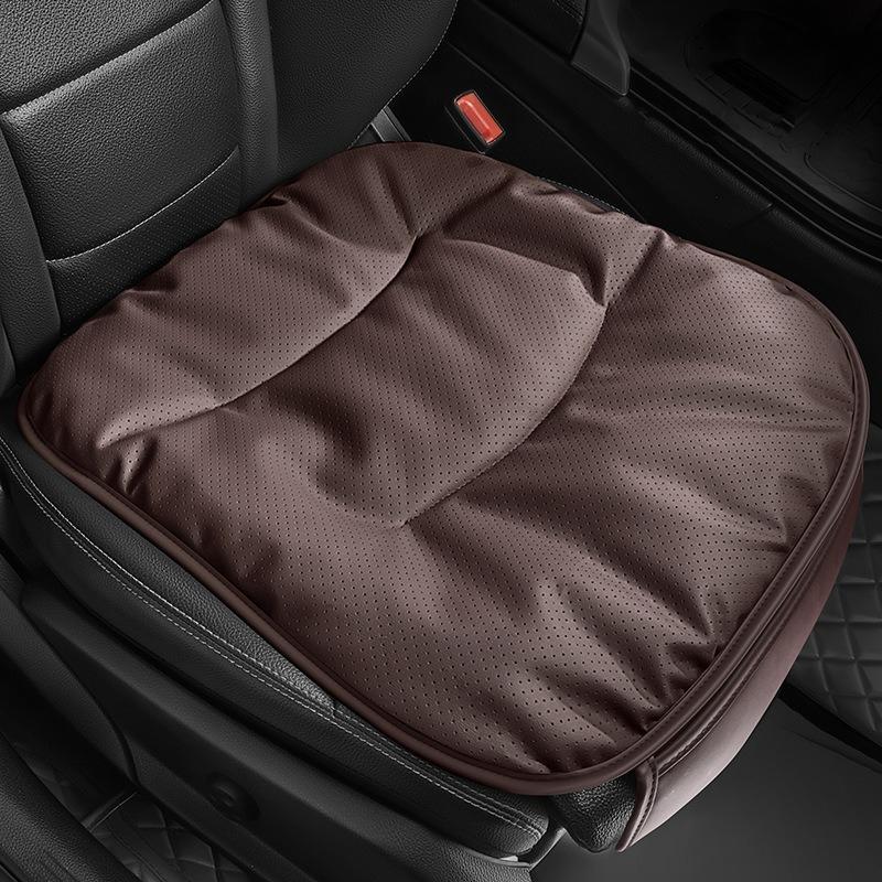 Premium Nappa Leather Car Front Seat Cushion Soft Seat Cover Universal Car Accessories Interior Car Front Seat Protector Cover