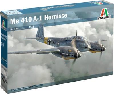 Italeri Серия самолетов 074 Me410 Hornisse Пластиковая модель 37196 1/72 №. А-1 (Самолет)