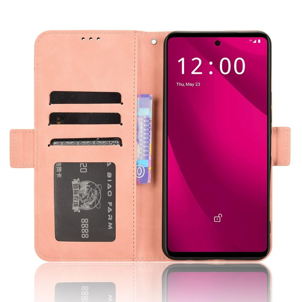 T Phone 2 Pro 5G Flip Case, Card Slot, Pink