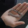 Elegant Cuban Chain Bracelets Buckle Steel Link Bracelet American Metal Hand Chains  Hip Hop