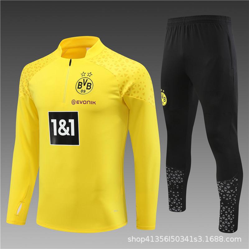 Костюмы с длинным рукавом на молнии Juventus/Dortmund/Bayern, Тренировочная форма, Одежда для разминки, Футбольная форма, Для взрослых и детей