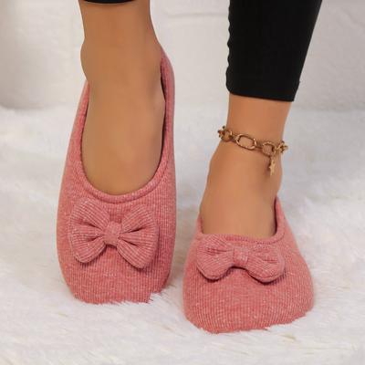 Обувь для женщин 2024 года, новые женские туфли на плоской подошве без застежек, милые повседневные туфли на плоской подошве, женская однотонная обувь с завязками-бабочками и круглым носком, женская обувь для отдыха на свежем воздухе с мягкой подошвой