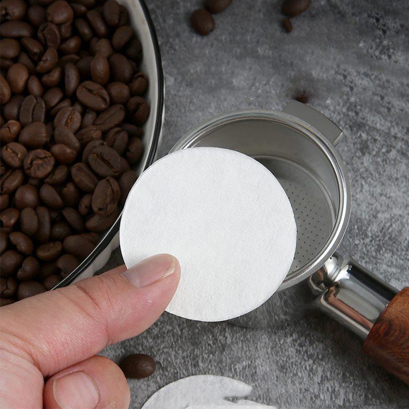 Одноразовая фильтровальная бумага для кофе, круглая фильтровальная бумага для вторичного разделения воды для ручки кофемашины