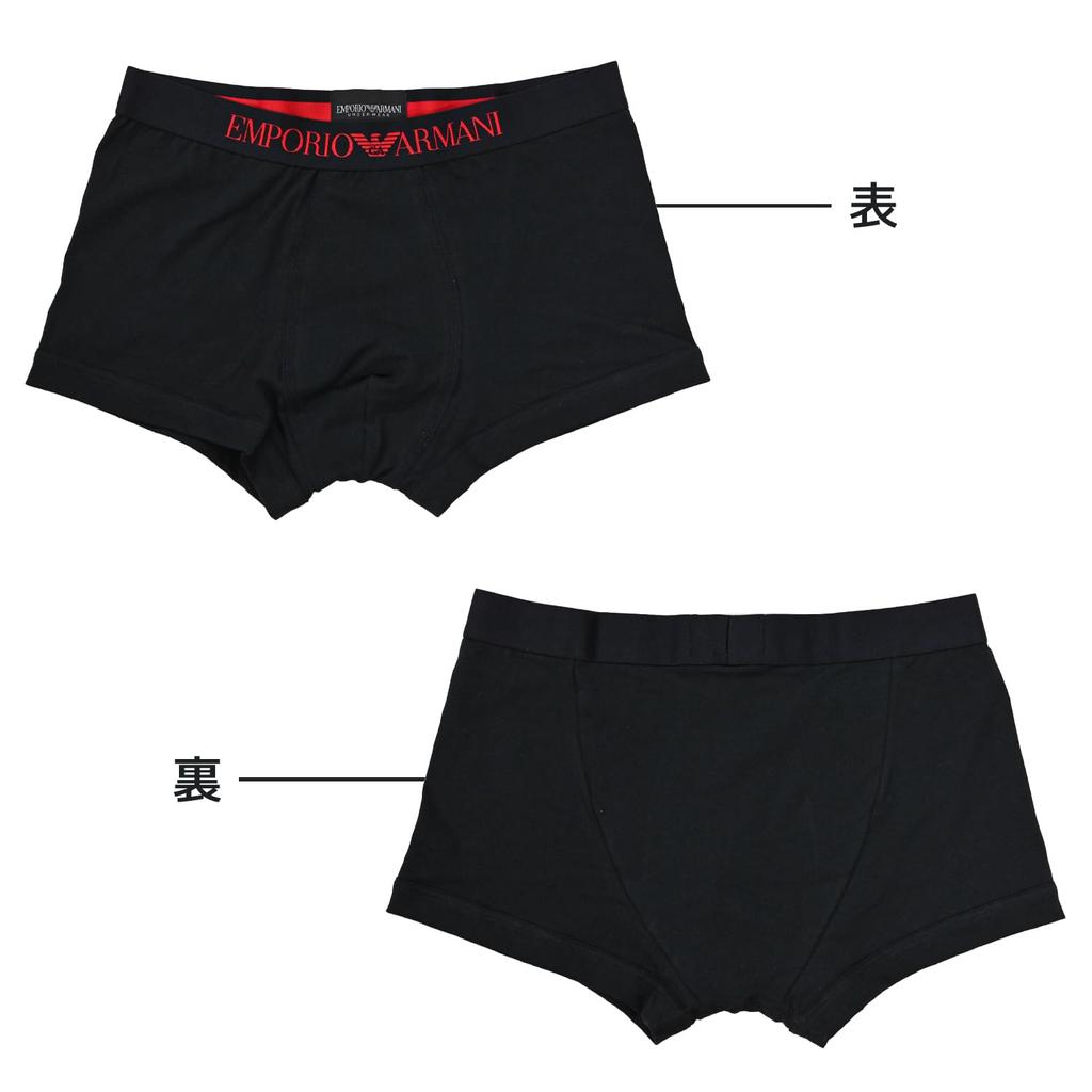 Emporio Armani Day Capsule Collection Боксеры Размер Черный и EM000253 AF14859 FC142 Сделано в Валентино Трусы, 2 шт., Средний, Красный, M, Италия. [Использовал]