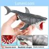 Marine Animal Replica Large Shark Model With Movable Jaws For Childrens Learning Toy