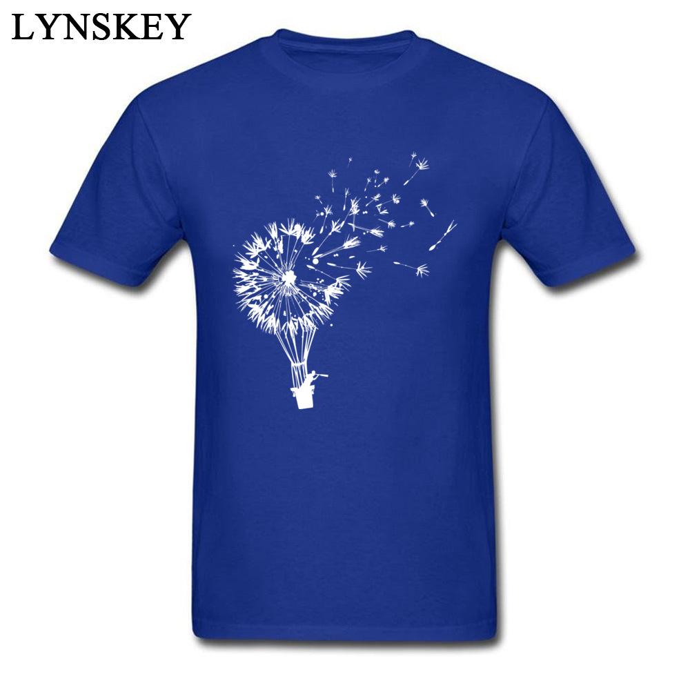 2017 Top Selling T Shirt Dandelion Going Where The Wind Blows Art Design Tees For Unisex Cotton Black Tshirt