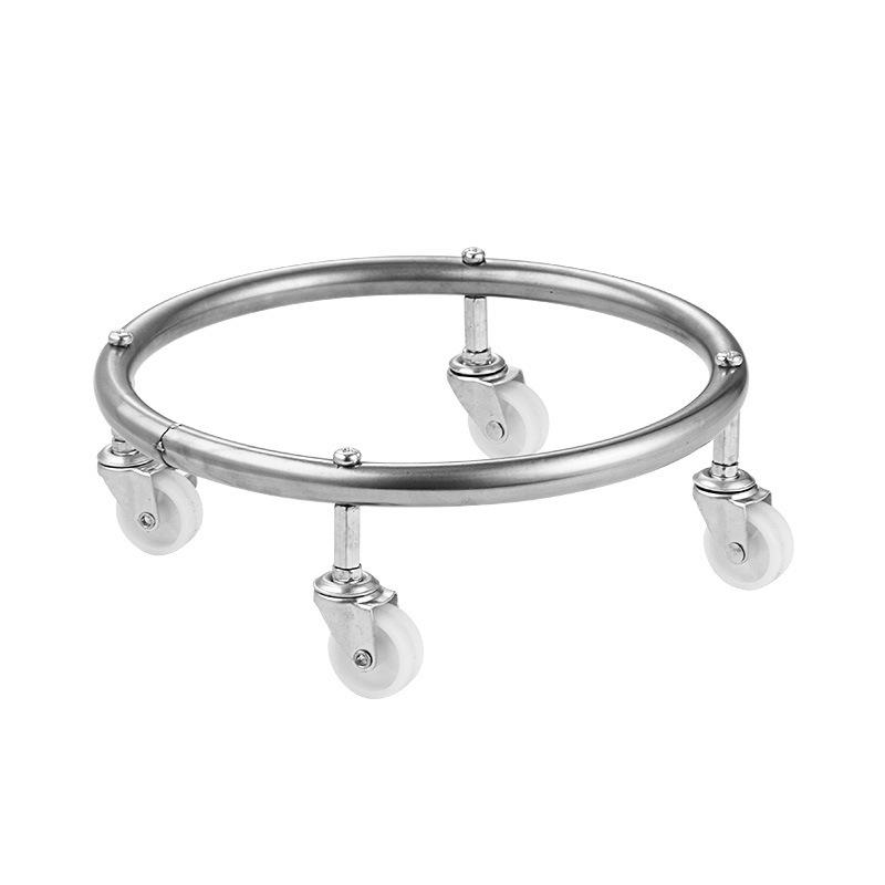 Gas Cylinder Stand with Universal Wheels for Kitchen Storage