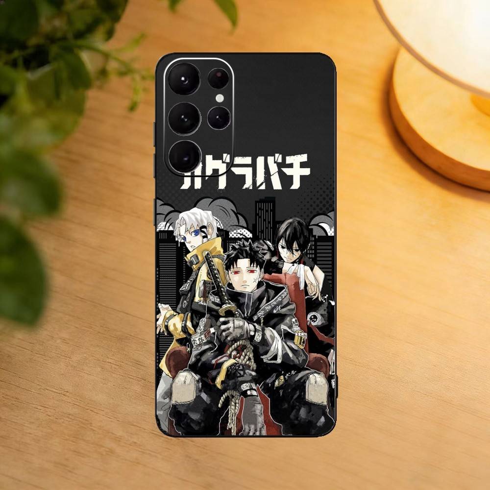 Чихиро Темное Аниме K-Kagurabachi Чехол для Телефона для Samsung S25,24,23,22,30,21,10,9,Ultra,Plus,Lite Мягкий Черный Чехол