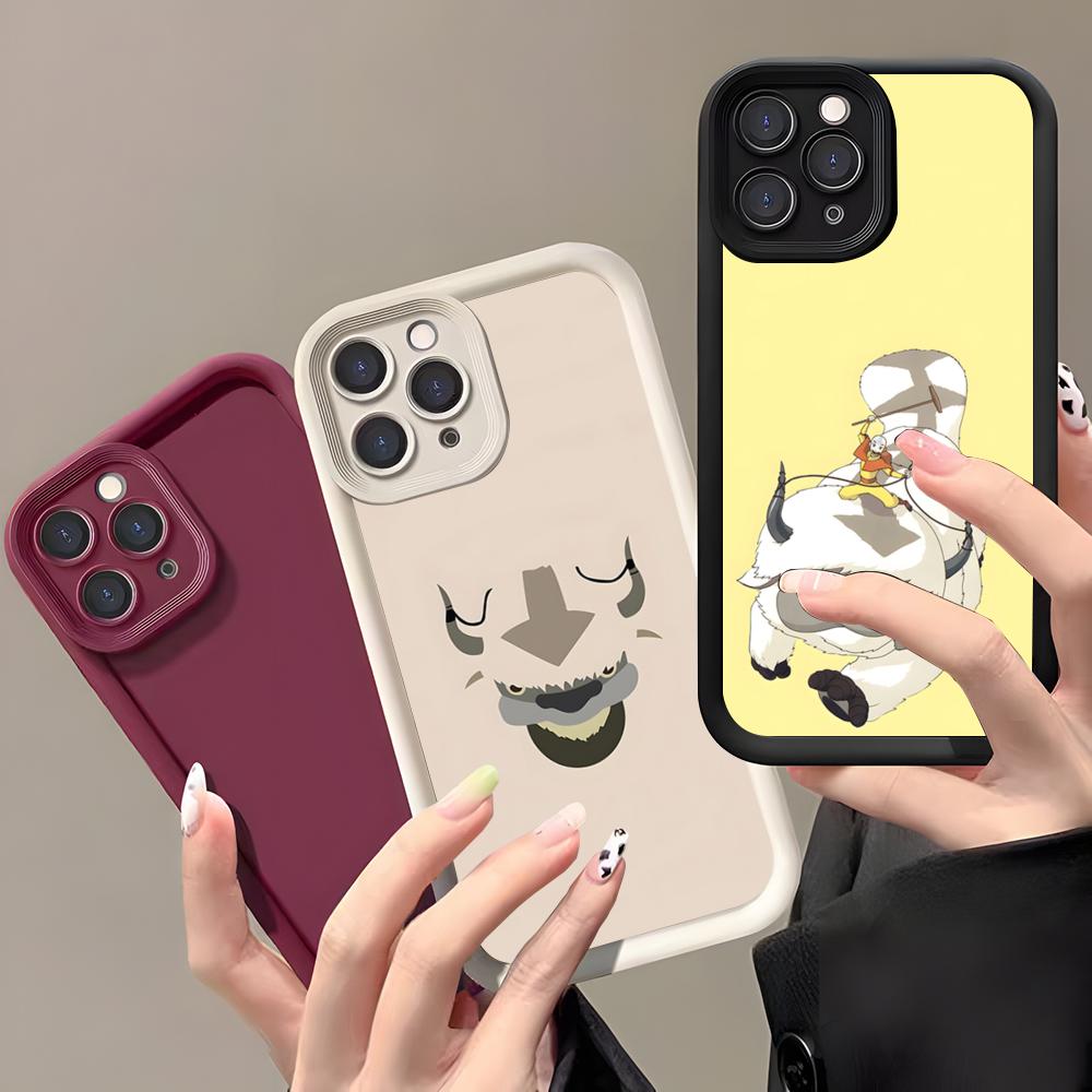 Чехол для телефона A-Avatar Аппа Ип Ип для IPhone 17 Air 16 E 15 14 Plus 13 12 11 Pro Max Черный Небесный Глаз Ступенчатый Защитный Чехол