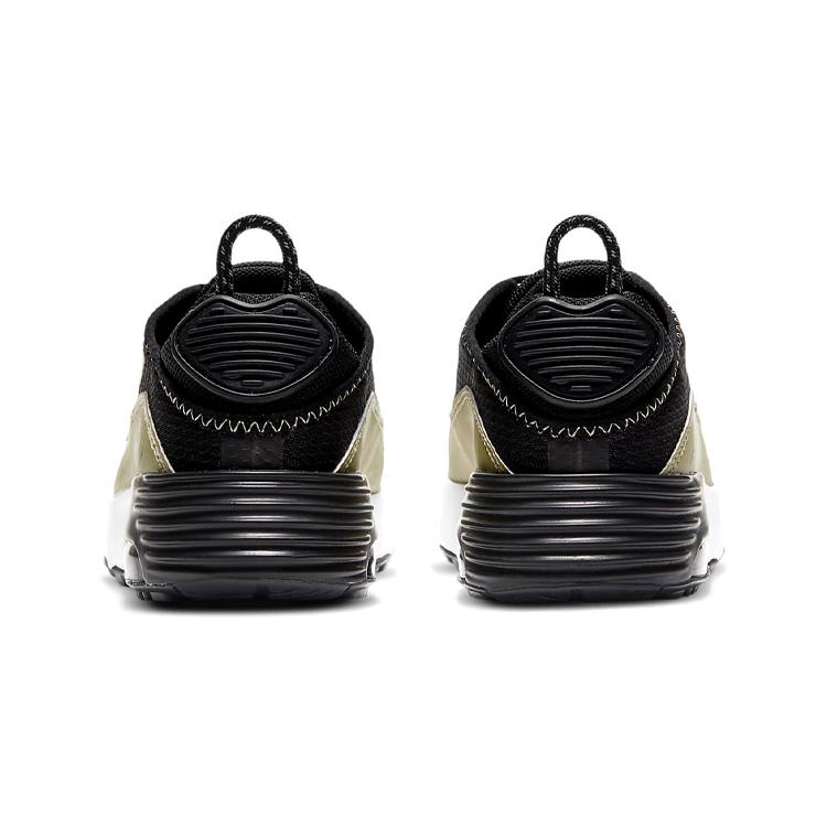 Новые кроссовки Nike Air Max 2090 с низким верхом для детей, стиль жизни, черные с золотом, для детей 3-7 лет, CU2093-006