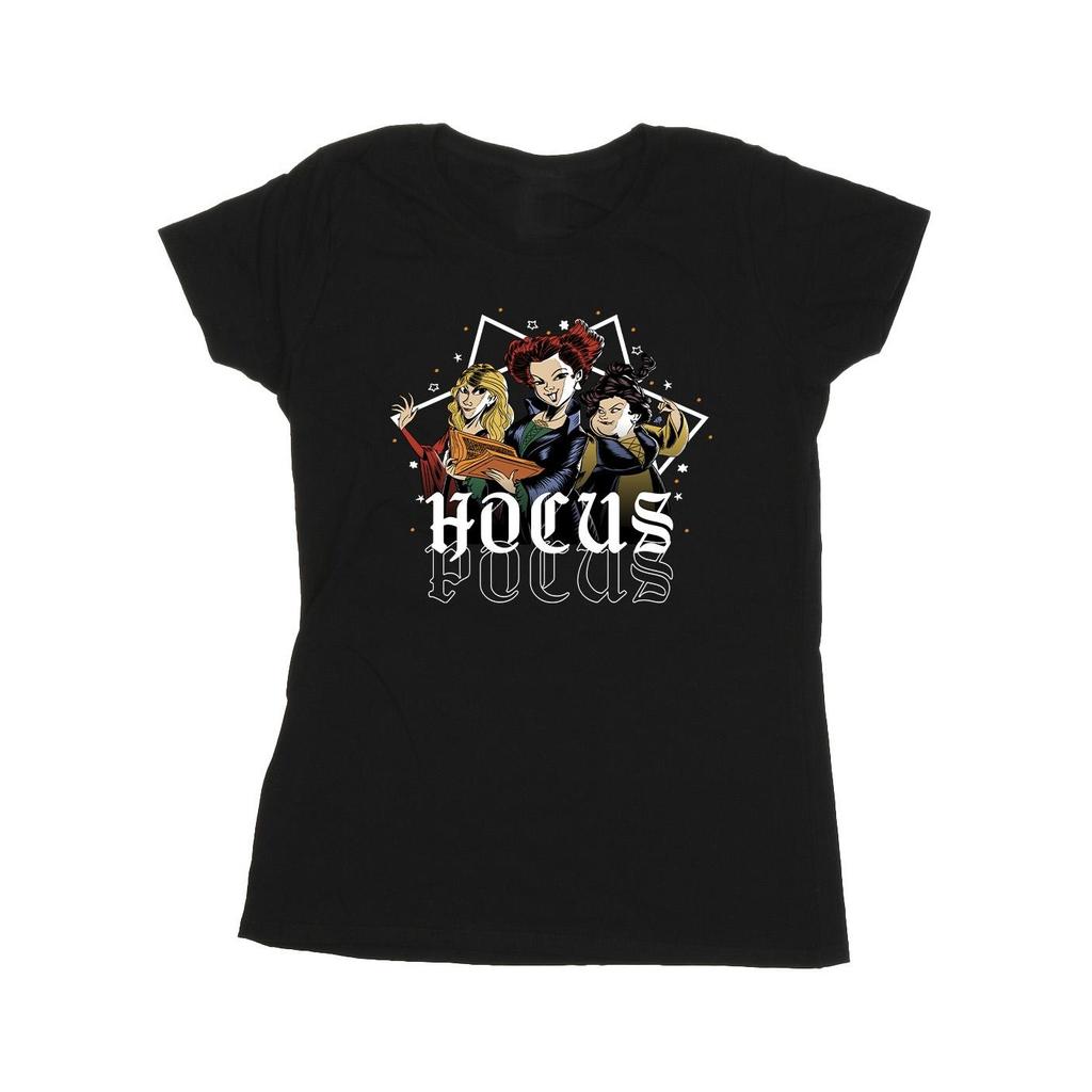 Футболка Hocus Pocus Womens/Ladies Stars из хлопка