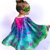 Peacock Cape with Carnival Role Play Halloween Dress Up for Child Toddler