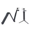 X-119-1 For GoPro 3-Way Foldable Pole Monopod Camera Tripod Stand Holder Extendable Arm Mount