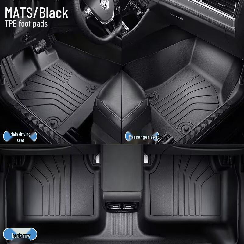 Hyundai I30 TPE Double-Layer Floor Mats: Full Surround, Waterproof, Wear-Resistant.