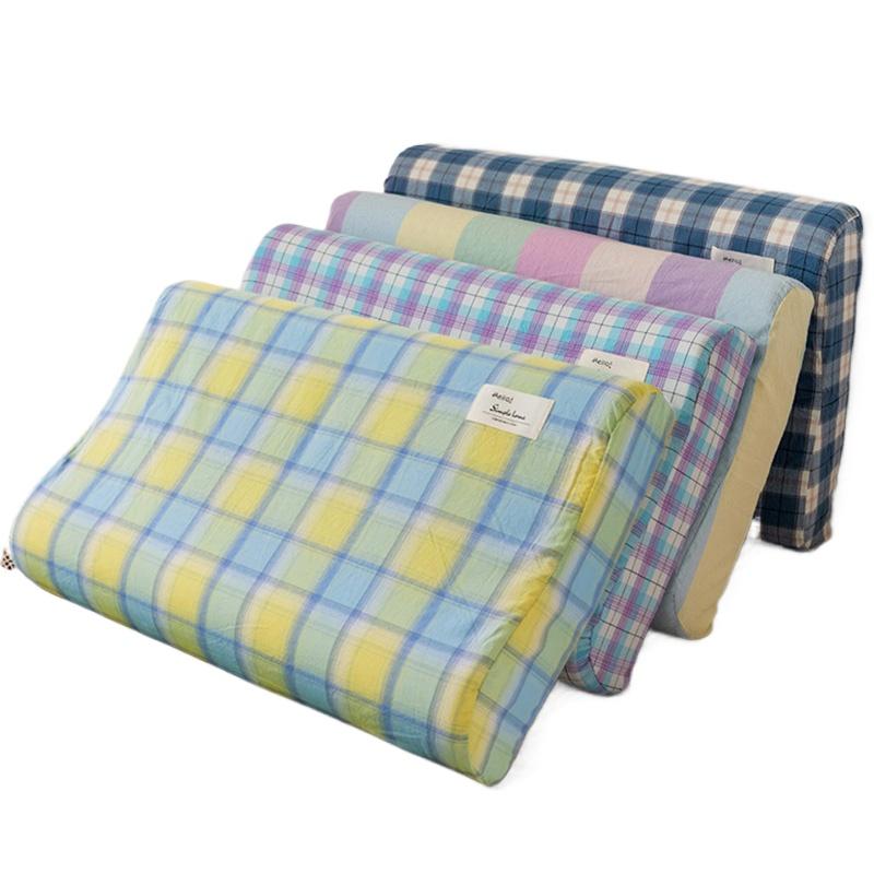 Наволочка из цветного хлопка, стираного хлопка, латекса, детская, 30x50, наволочка из хлопка для младенцев, 27x44, наволочки с эффектом памяти