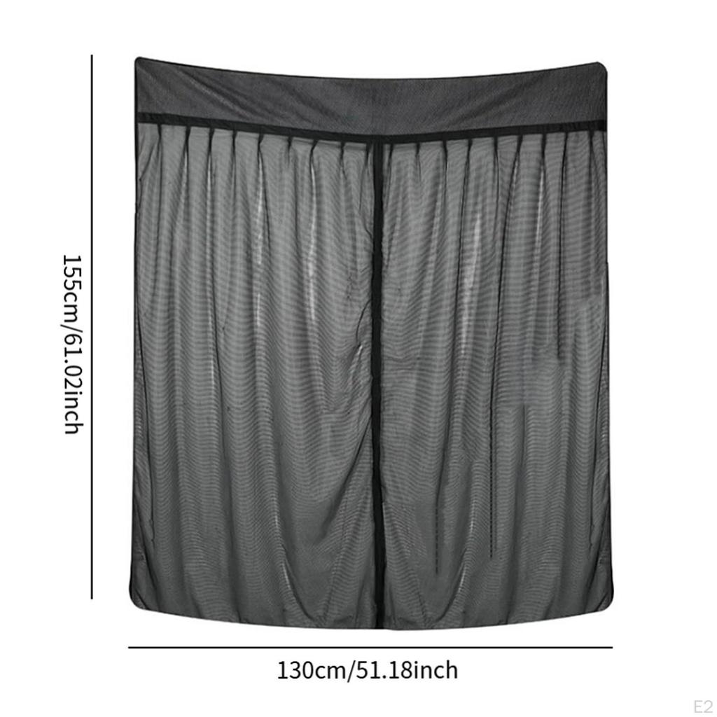 Сетка для боковой двери фургона, легкая установка, многофункциональная сетка, раздвижная крышка