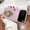 Cute M-monchhichis-s For IPhone 17 16 15 11 12 13 14 Pro Max Plus Pro Corrugated Translucent Back Phone Cover