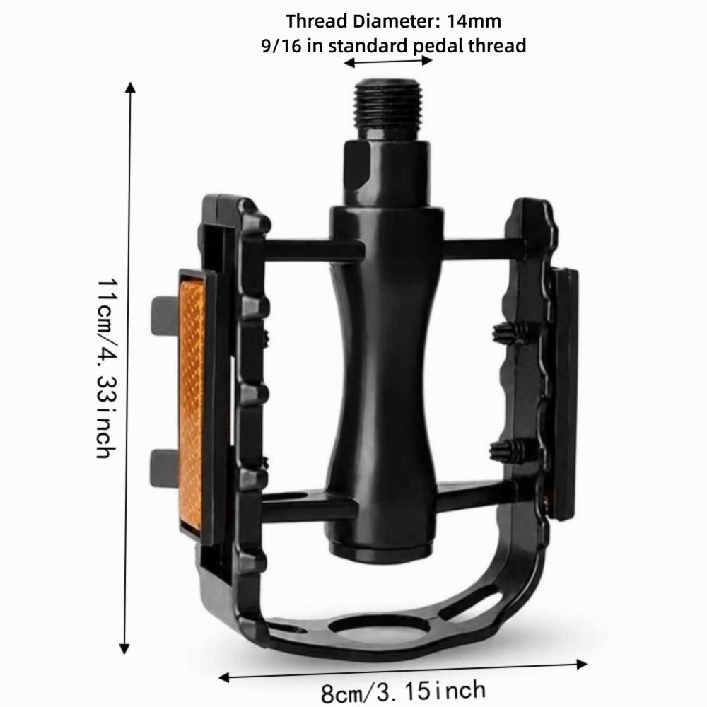 1 Pair Non-Slip Mountain Bike Pedals Hollow Replacement Bike Pedals Bike Pedals Cycling Accessories