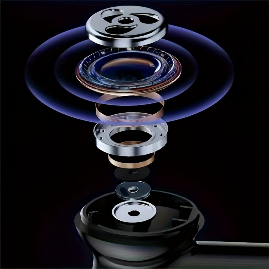 Шумоподавляющие наушники с ИИ-переводом на 144 языка, длительным сроком службы батареи, композитными мембранными динамиками с настоящим медным кольцом и усилением басов