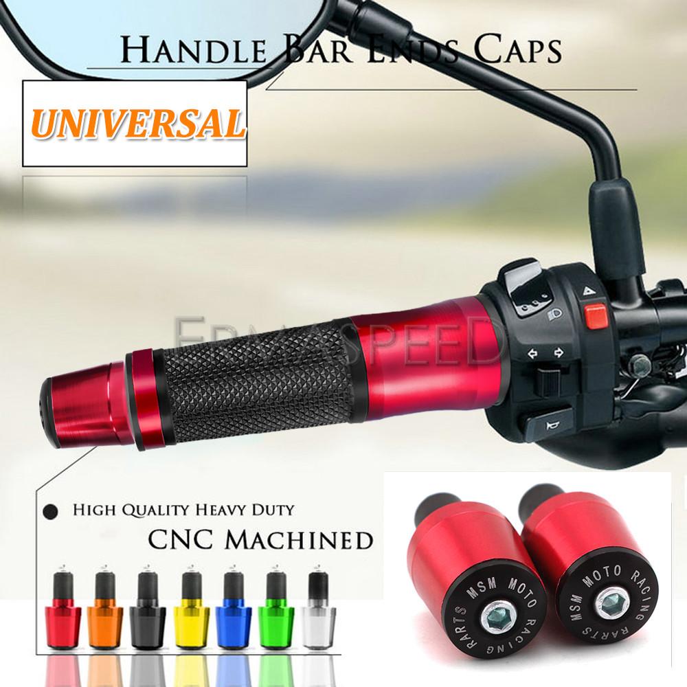 Алюминиевый руль мотоцикла с ЧПУ, ручки, универсальный наконечник 7/8 дюйма, 22 мм, ручки для мотоцикла, питбайка
