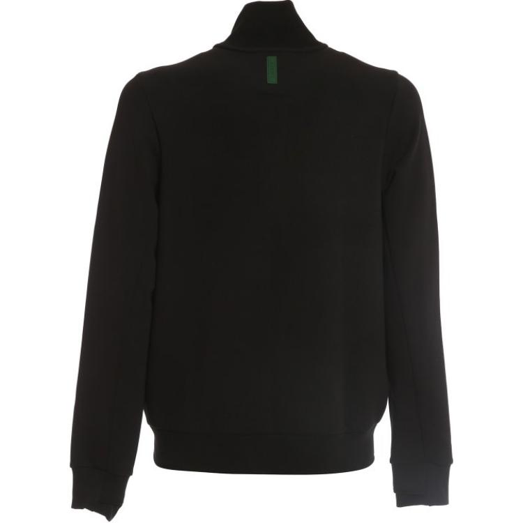 LACOSTE Jackets Men's Black Stand Collar Moderate Straight Fit SH2702031